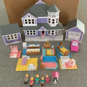 Vtg Galoob My Pretty Dollhouse - Daisy Dream Cottage - 1994